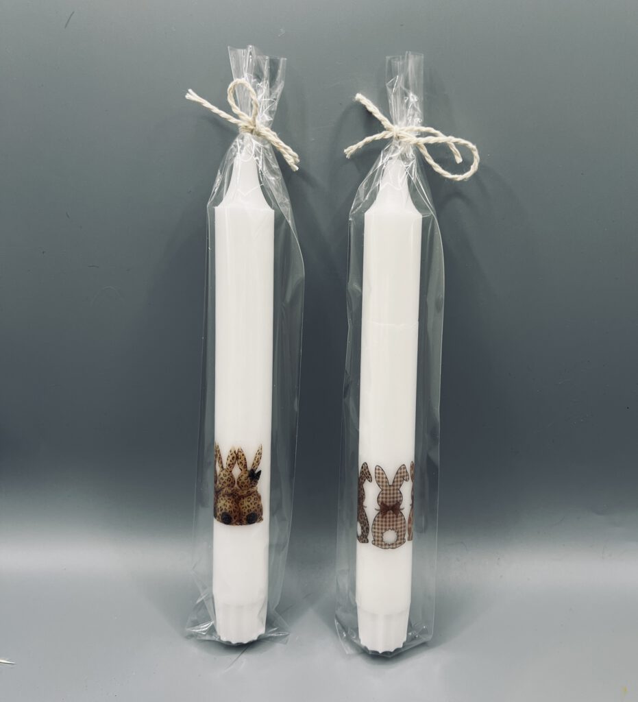 Kerzen / Osten mit Häschen